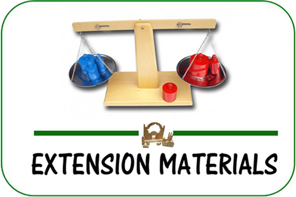 extension materials Montessori materials